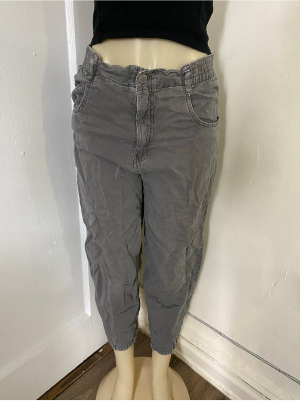 Grey Zara cargo trousers